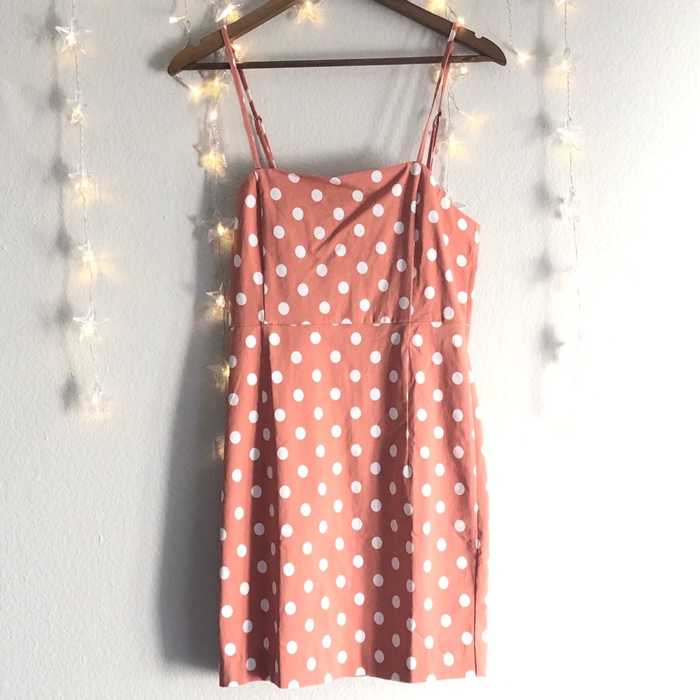Mini polka dot tea dress